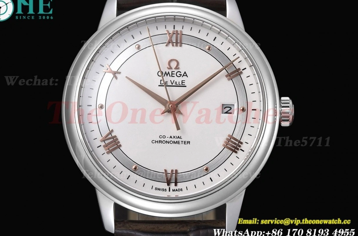 White SS Co-Axial Line Ville Men's De LE GDF 39.5MM MY8215 1226